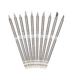 GloboStar® 79977 Drillpro T12 ΣΕΤ 10 Κεφαλών για Κολλητήρι - Σταθμού Συγκόλλησης Συμβατές με Μοντέλα  HAKKO FX951 & FX952 και για Άλλα Μοντέλα