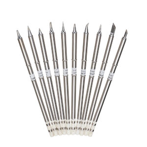 GloboStar® 79977 Drillpro T12 ΣΕΤ 10 Κεφαλών για Κολλητήρι - Σταθμού Συγκόλλησης Συμβατές με Μοντέλα  HAKKO FX951 & FX952 και για Άλλα Μοντέλα