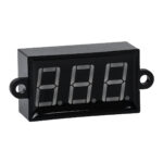 GloboStar® 79985 Όργανο Μέτρησης Τάσης Βολτόμετρο με Οθόνη LED Display DC 3.5 έως 30V Κόκκινο Μ5.5 x Π1.5 x Υ2.5cm - Image 2