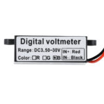 GloboStar® 79987 Όργανο Μέτρησης Τάσης Βολτόμετρο με Οθόνη LED Display DC 3.5 έως 30V Μπλε Μ5.5 x Π1.5 x Υ2.5cm - Image 5