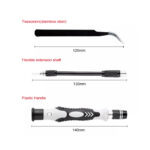 GloboStar® 79998 Επαγγελματικό Mini Σετ Εργαλείων 115 Εξαρτημάτων σε 1 DIY Tool Kit - Για Επισκευές iPhone,Samsung κλπ Κινητά Τηλέφωνα - PC - Laptop - Xbox - Ρολογιών - Οπτικά - Γυαλιά και Γενικών Μικρόεπισκευών Λεπτομέρειας με Μαγνητικό Κατσαβίδι - Image 6