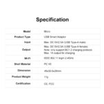 GloboStar® 80014 SONOFF MICRO-R2 - Wi-Fi Smart Switch 5V USB Smart Adaptor - Image 23