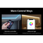 GloboStar® 80026 SONOFF L2-LITE-5M-EU-GR-R2 - Wi-Fi Smart RGB LED Light Strip SET 5M - Image 14