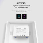 GloboStar® 80060 SONOFF POWR3 - Wi-Fi Smart High Power Switch - 25A/5500W