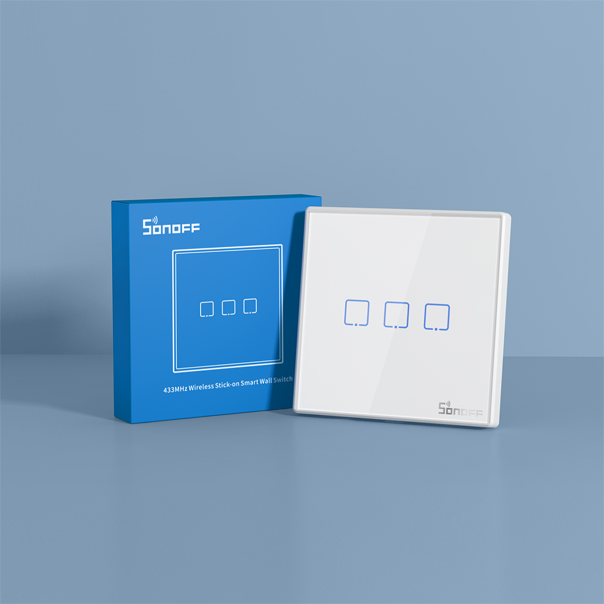 GloboStar® 80065 SONOFF T2EU1C-RF - 433MHz Wireless Smart Wall Touch Button Switch 1 Way - RF Series - Image 13