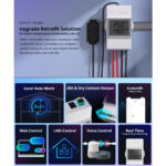 GloboStar® 80077 SONOFF TH Elite THR316D Smart WiFi Temperature and Humidity Control RJ9 4P4C AC 100-240V MAX 16A - Image 5