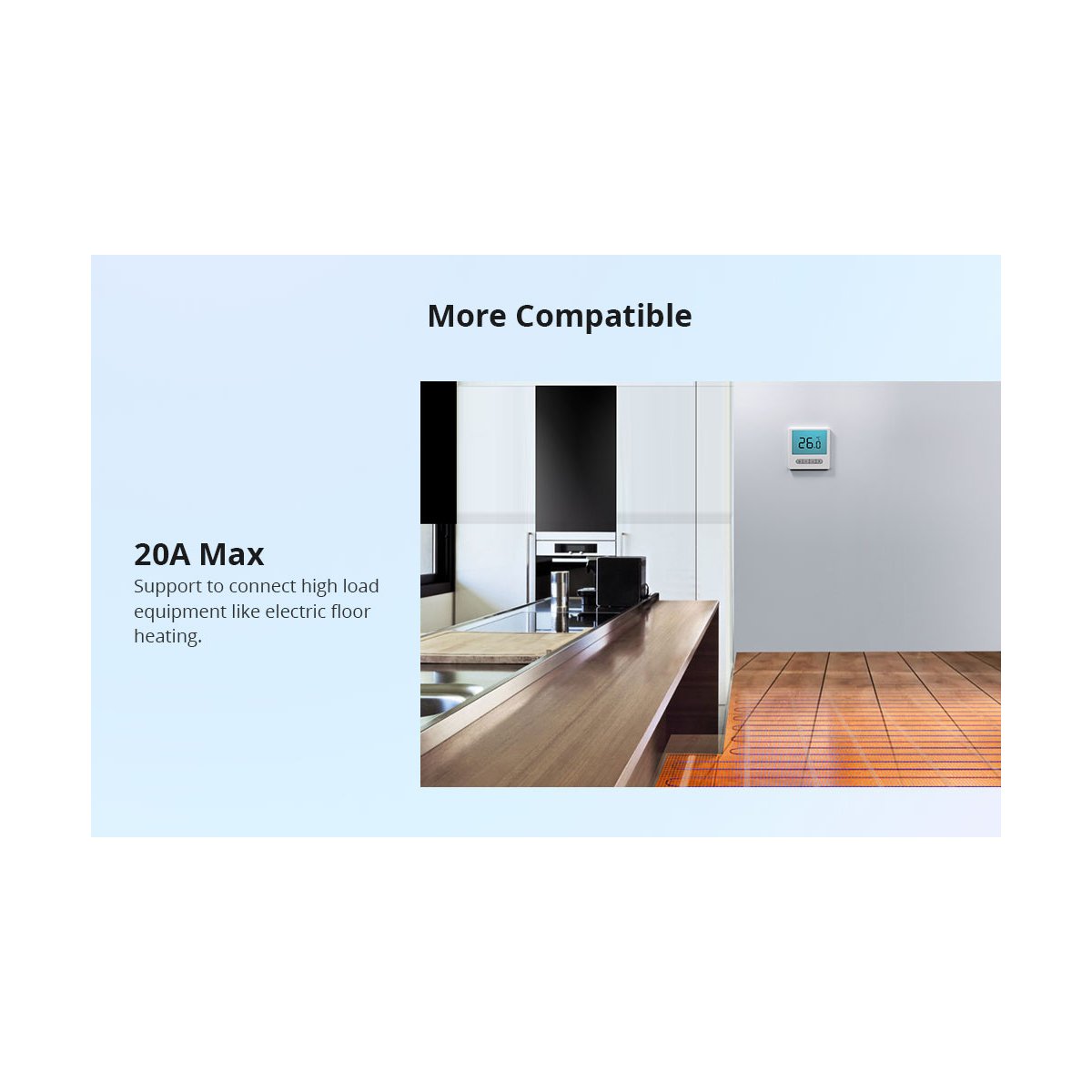 GloboStar® 80082 SONOFF THR320 TH ORIGIN Smart LAN & WiFi 2.4GHz Temperature and Humidity Control AC 100-240V Max 20A - Image 9