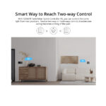GloboStar® 80091 SONOFF M5-2C-86 SwitchMan Mechanical Smart Switch WiFi & Bluetooth AC 100-240V Max 10A 2200W (5A/Way) 2 Way - Image 13