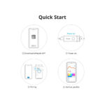 GloboStar® 80098 SONOFF L3-5M RGB Smart LED Strip Light WiFi 2.4GHz 90 SMD/5M 5050 5m Roll & Power Adapter DC 5V Max 10W - Image 13