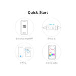 GloboStar® 80099 SONOFF L3-5M-PRO RGBIC Digital IC RGB Smart LED Strip Light WiFi 2.4GHz 90 SMD/M 5050 5m Roll & Power Adapter DC 5V Max 10W - Image 14
