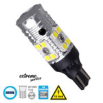 GloboStar® T10 W5W 81131 Λάμπα Αυτοκίνητου T10 - W16W 3rd Generation Can-Bus Extreme Series LED 16 SMD 3030 13W 1950lm 360° DC 12V IP20 Ψυχρό Λευκό 6000K