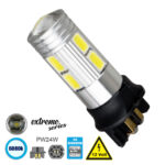GloboStar® Λάμπα Αυτοκίνητου 3rd Generation Can-Bus Extreme Series LED 8 SMD 5630 & 1 CREE XHP35 5W 320lm 360° DC 12V IP20 Ψυχρό Λευκό 6000K