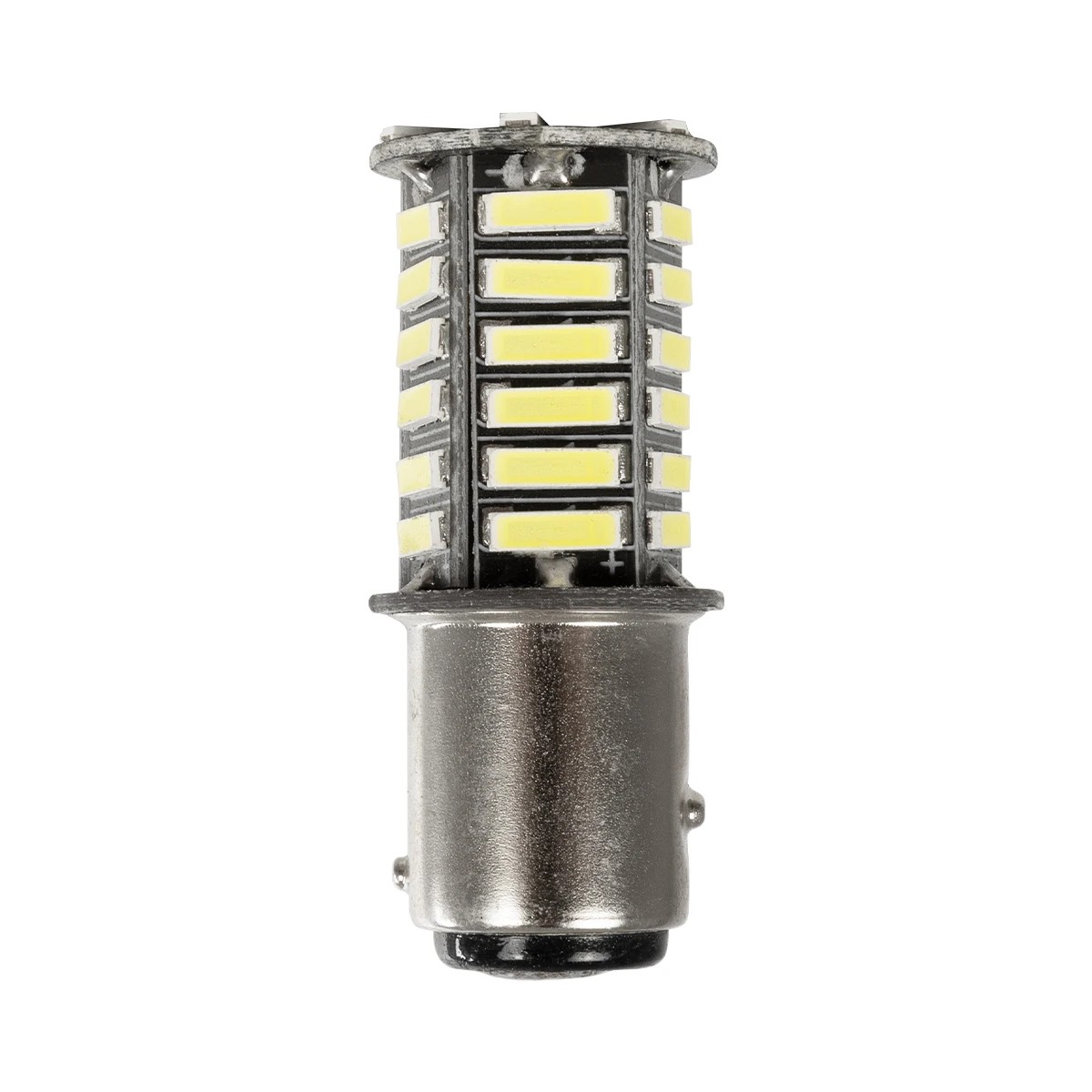 GLOBOSTAR® P21/5W-1157 81210 Λάμπα P21/5W 1157 BAY15D CANbus LED 2.6W 900lm 360° DC 12V IP20 Ψυχρό Λευκό 6000K - 36 x Epistar SMD7020 Chip - Μ1.8 x Π1.8 x Υ4.5cm - 1 Χρόνο Εγγύηση - Image 2