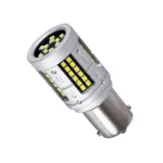 GloboStar® 1156 - BA15S - P21W 81275 Λάμπα Αυτοκινήτου & Φορτηγού LED  3rd Generation Can-Bus Extreme Truck Series 72xSMD3030 7W 1050lm 360° DC 12-36V IP20 Φ2 x Υ5cm Ψυχρό Λευκό 6000K