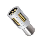 GloboStar® 1156 - BA15S - P21W 81276 Λάμπα Αυτοκινήτου & Φορτηγού LED  3rd Generation Can-Bus Extreme Truck Series 72xSMD3030 7W 840lm 360° DC 12-36V IP20 Φ2 x Υ5cm Πορτοκαλί