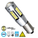 GloboStar® BA9S - T4W 81299  Λάμπα Αυτοκινήτου  3rd Generation Can-Bus Extreme Series LED 30 SMD 4014 6W 900lm 360° DC 12V IP20 Ψυχρό Λευκό 6000K