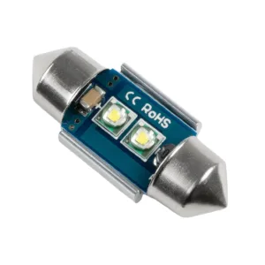 GloboStar® C5W 81324 Λάμπα Αυτοκίνητου 31mm FESTOON  3rd Generation Can-Bus Extreme Series LED 2 CREE XBD 5W 705lm 120° DC 12V IP20 Ψυχρό Λευκό 6000K