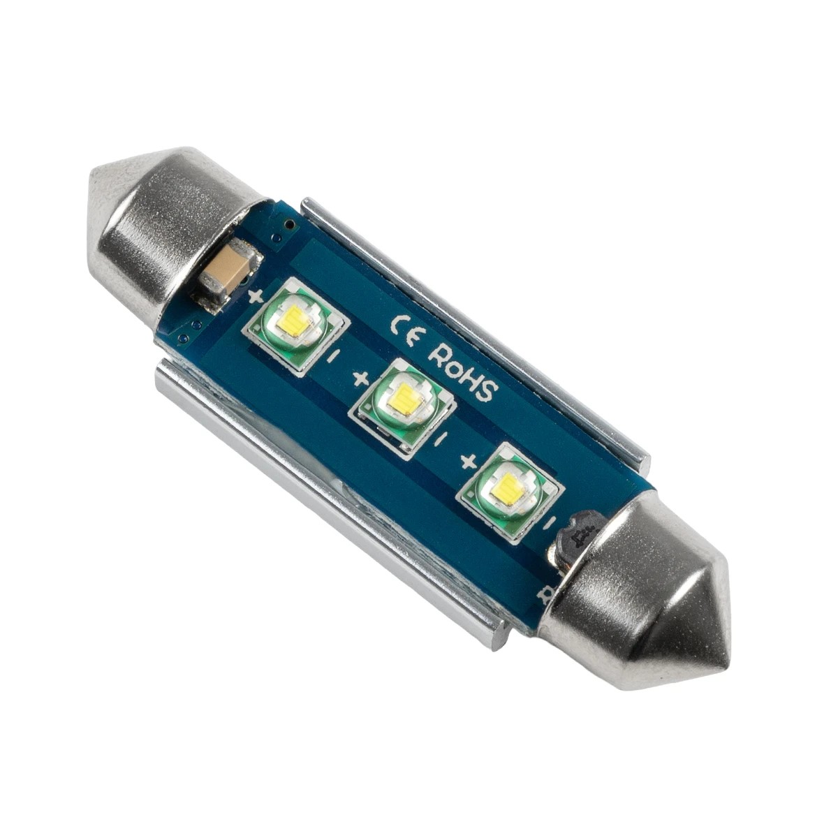 GloboStar® C5W 81327 Λάμπα Αυτοκίνητου 42mm FESTOON 3rd Generation Can-Bus Extreme Series LED 3 CREE XBD 7.5W 1058lm 120° DC 12V IP20 Ψυχρό Λευκό 6000K