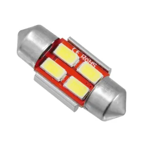 Σωληνωτός LED Extreme Truck Series Can-Bus 3ης Γενιάς 31mm 3w 24V Ψυχρό Λευκό 6000k GloboStar 81341