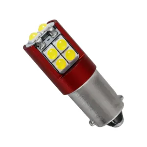 GloboStar® 81464 Λάμπα Αυτοκινήτου LED BA9s - T4W 3rd Generation Can-Bus Extreme Truck Series 10xSMD3535 2W 240lm 360° DC 24-48V IP20 Φ1.1 x Υ3.2cm Ψυχρό Λευκό 6000K