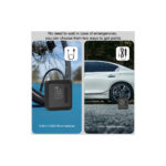 GloboStar® 81490 Φορητή Επαναφορτιζόμενη Ψηφιακή Τρόμπα - Κομπρέσορας Αέρος Αυτοκινήτου & Μοτοσυκλέτας - με Οθόνη LCD & Ενσωματωμένη Επαναφορτιζόμενη Μπαταρία Λιθίου 7800 mAh - Πίεση Αέρος Max 150 PSI - 5 Προγράμματα - Φακό LED - Power Bank με έξοδο USB 2.0 - Φορτιστή Αυτοκινήτου - Μ11.5 x Π5 x Υ13cm - 3 Χρόνια Εγγύηση - Image 12