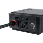 GloboStar® 81490 Φορητή Επαναφορτιζόμενη Ψηφιακή Τρόμπα - Κομπρέσορας Αέρος Αυτοκινήτου & Μοτοσυκλέτας - με Οθόνη LCD & Ενσωματωμένη Επαναφορτιζόμενη Μπαταρία Λιθίου 7800 mAh - Πίεση Αέρος Max 150 PSI - 5 Προγράμματα - Φακό LED - Power Bank με έξοδο USB 2.0 - Φορτιστή Αυτοκινήτου - Μ11.5 x Π5 x Υ13cm - 3 Χρόνια Εγγύηση - Image 5