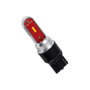 GloboStar® 81499 Λάμπα Αυτοκίνητου T20 - 7440 - W21W 3rd Generation Can-Bus Extreme Series LED 2 DUO DXZ 15W 1200lm 240° DC 10-30V IP20 Πορτοκαλί