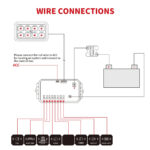 GloboStar® 81503 Ψηφιακό Πάνελ Ελέγχου Φωτισμού DIY Bluetooth για Οχήματα με 8 Διακόπτες On/Off DC 12-24V Max 1200W 60A Αδιάβροχο IP65 Μ12 x Π7 x Υ1.5cm - 2 Χρόνια Εγγύηση - Image 9