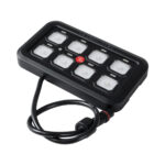 GloboStar® 81503 Ψηφιακό Πάνελ Ελέγχου Φωτισμού DIY Bluetooth για Οχήματα με 8 Διακόπτες On/Off DC 12-24V Max 1200W 60A Αδιάβροχο IP65 Μ12 x Π7 x Υ1.5cm - 2 Χρόνια Εγγύηση - Image 3