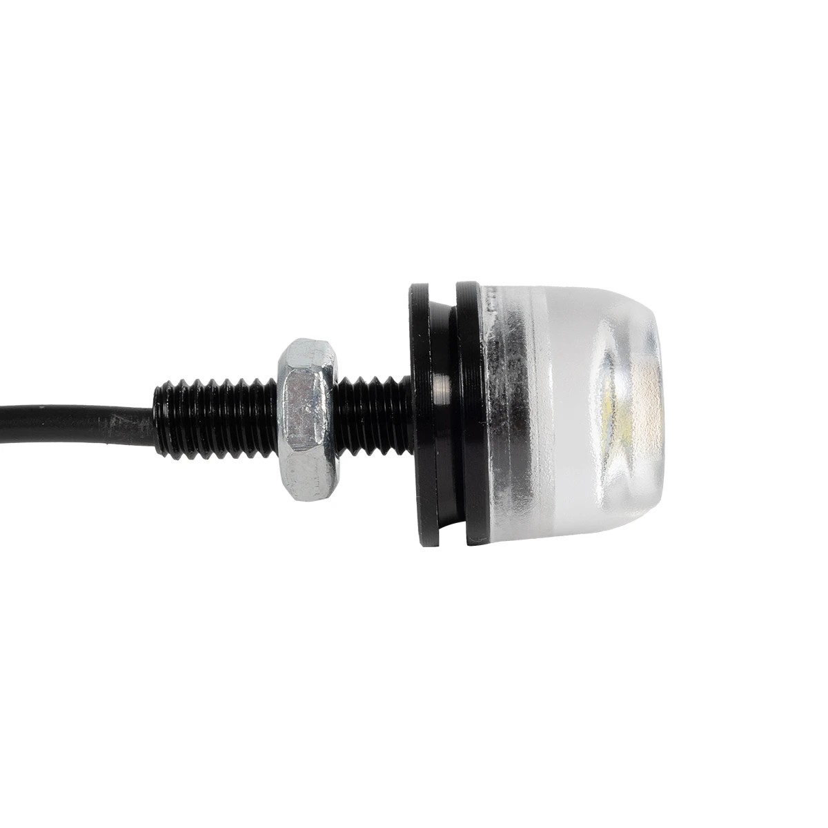 GLOBOSTAR® PLATELIGHT 81632 Φως Πινακίδας & DRL LED 3W/6W 270lm/540lm 120° DC 12V Αδιάβροχο IP65 Ψυχρό Λευκό 6000K - Μαύρο - Μ1.8 x Π3.8 x Υ1.8cm / Q0.5cm - Πακέτο 2 Τεμαχίων - 1 Χρόνο Εγγύηση - Image 3