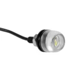 GLOBOSTAR® PLATELIGHT 81632 Φως Πινακίδας & DRL LED 3W/6W 270lm/540lm 120° DC 12V Αδιάβροχο IP65 Ψυχρό Λευκό 6000K - Μαύρο - Μ1.8 x Π3.8 x Υ1.8cm / Q0.5cm - Πακέτο 2 Τεμαχίων - 1 Χρόνο Εγγύηση - Image 5