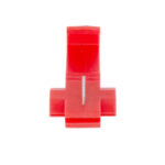 GloboStar® 81647 Cable Terminal - Κλέφτης Ρέυματος από Καλώδιο Max 10A - Κόκκινο - Μ2 x Π3 x Υ1.5cm - Πακέτο 20 Τεμαχίων - Image 3