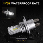 GloboStar® 81665 H4 Extreme Line KIT Βασικού Φωτισμού Αυτοκινήτου & Μοτοσυκλέτας 3rd Generation Can-Bus Extreme Series LED CREE CXB COB 60W 6400lm DC 9-32V Αδιάβροχο IP67 Ψυχρό Λευκό 6000K - Image 4