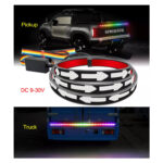 GloboStar® 81732 Car Backlit LED Strip Εύκαμπτη Ταινία 100cm Σήμανσης DRL Αυτοκινήτου 5 Προγραμμάτα Φωτισμού LED SMD 5050 7.6W DC 9-30V Αδιάβροχη IP65 RGB - 2 Χρόνια Εγγύηση - Image 5