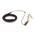 GloboStar® 81736 Car Backlit LED Strip Εύκαμπτη Ταινία 240cm Σήμανσης DRL Αυτοκινήτου με Ασύρματο Χειριστήριο IR LED SMD 5050 14W DC 9-30V Αδιάβροχη IP65 RGB - 2 Χρόνια Εγγύηση - Image 3