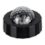 GloboStar® 81844 Φορητό Διακοσμητικό Φωτιστικό Ειδικών Φωτορυθμικών Εφέ PARTY Disco LED 3W DC 5V 300mAh Επαναφορτιζόμενο - Sound Activated - Καλώδιο Τροφοδοσίας USB - Βάση με Μαγνήτη - Πολύχρωμo RGB IP20 Μ7.5 x Π7.5 x Υ4.5cm - Image 2