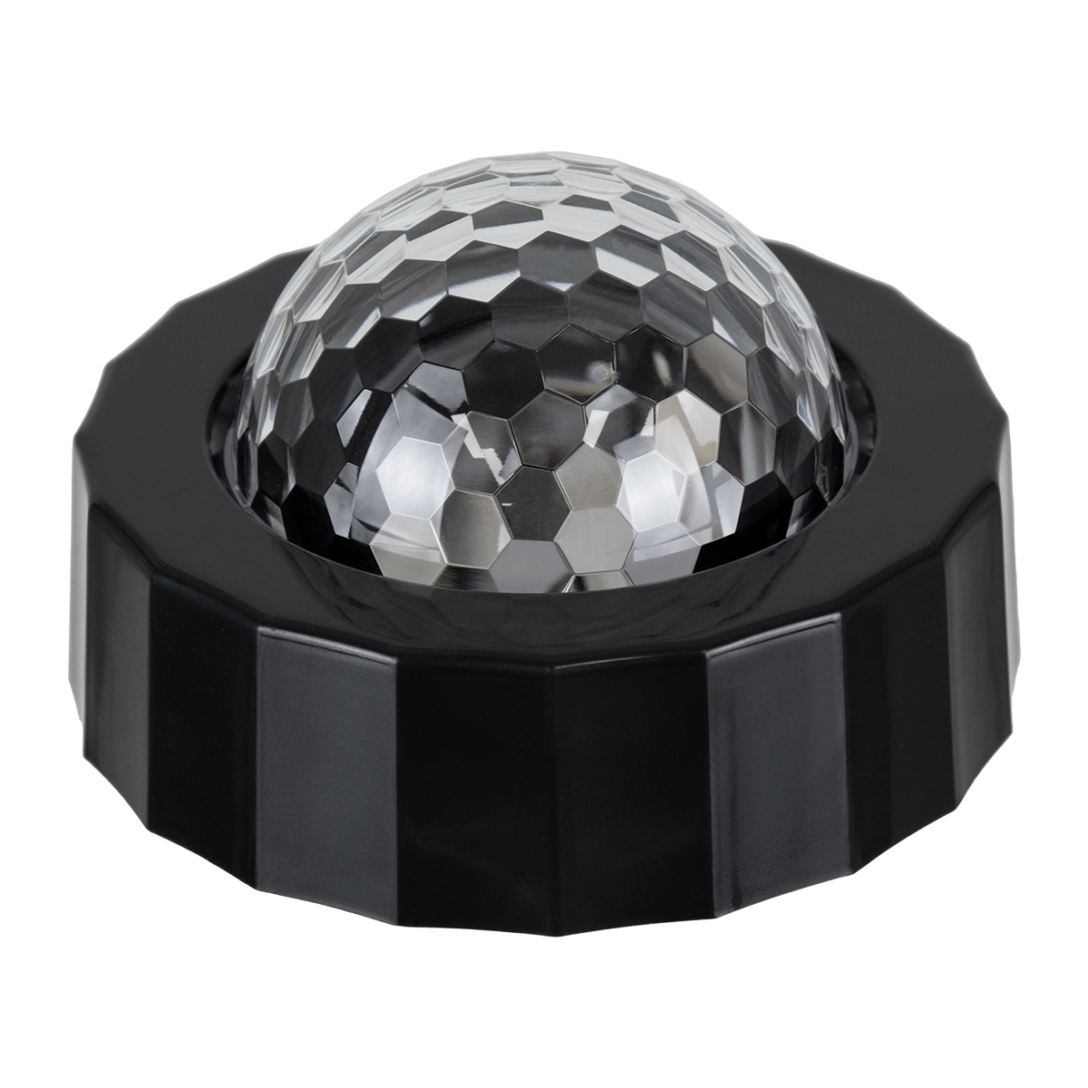 GloboStar® 81844 Φορητό Διακοσμητικό Φωτιστικό Ειδικών Φωτορυθμικών Εφέ PARTY Disco LED 3W DC 5V 300mAh Επαναφορτιζόμενο - Sound Activated - Καλώδιο Τροφοδοσίας USB - Βάση με Μαγνήτη - Πολύχρωμo RGB IP20 Μ7.5 x Π7.5 x Υ4.5cm - Image 2