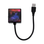 GloboStar® 81847 Διακοσμητικό Φωτιστικό Ειδικών Φωτορυθμικών Εφέ PARTY Disco LASER DC 5V με Καλώδιο Τροφοδοσίας USB Μπλέ Κόκκινο IP20 Μ26.5 x Π4.5 x Υ2.5cm