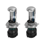GLOBOSTAR® HID 84047 Λάμπα Xenon H4 H/L Super Vision Υψηλής Φωτεινότητας +30% 35W/70W 3500lm/7000lm 360° DC 12V Αδιάβροχο IP65 Ultra Ψυχρό Λευκό 8000K - Μ4.8 x Π4.8 x Υ10.2cm - Πακέτο 2 Τεμαχίων - 2 Χρόνια Εγγύηση - Image 2