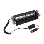 GloboStar® 85114 PRO Series Μπάρα Σήμανσης με Βεντούζες για Παρμπρίζ Οχήματος Αστυνομίας για Αυτοκίνητα & Φορτηγά 13 Προγραμμάτων Φωτισμού STROBE LED CREE CXB COB 18W DC 10-30V IP20 Μπλε - Image 6