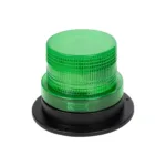 GloboStar® 85151 PRO Series Φάρος Σήμανσης Οχήματος Security - Ασφαλείας για Αυτοκίνητα & Φορτηγά STROBE LED 10W DC 12-24V Αδιάβροχος IP65 Πράσινο