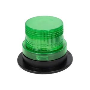 GloboStar® 85151 PRO Series Φάρος Σήμανσης Οχήματος Security - Ασφαλείας για Αυτοκίνητα & Φορτηγά STROBE LED 10W DC 12-24V Αδιάβροχος IP65 Πράσινο