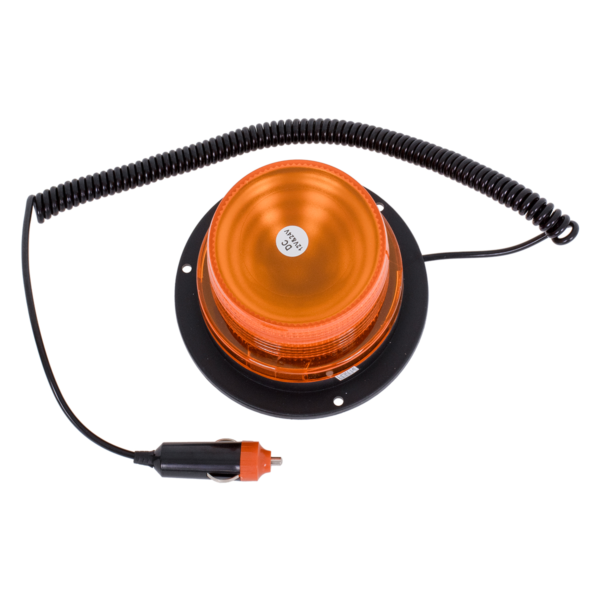 GloboStar® 85153 PRO Series Φάρος Σήμανσης Οχήματος Οδικής Βοήθείας για Αυτοκίνητα & Φορτηγά STROBE LED 10W DC 12-24V Αδιάβροχος IP65 Πορτοκαλί - Image 5