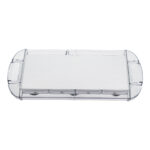 GloboStar® 85180 PRO Series Φάρος Σήμανσης Οχήματος Πυροσβεστικής για Αυτοκίνητα & Φορτηγά 6 Προγραμμάτων Φωτισμού STROBE LED COB 100W DC 10-30V Αδιάβροχος IP66 Κόκκινο - Image 3