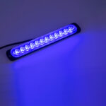 GloboStar® 85268 PRO Series Μπάρα Σήμανσης Οχήματος Αστυνομίας για Αυτοκίνητα & Φορτηγά 10 Προγραμμάτων Φωτισμού STROBE LED SMD 3030 15W DC 12-24V Αδιάβροχη IP65 Μπλε - Image 7
