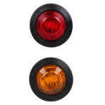 GloboStar® 85308 Πακέτο 10 Τεμάχια Φώτα Όγκου για Φορτηγά BULLET PIN LED SMD 5730 1W / Τεμ. 100lm DC 24V Αδιάβροχα IP65 5x Κόκκινα - 5x Πορτοκαλί - Image 3