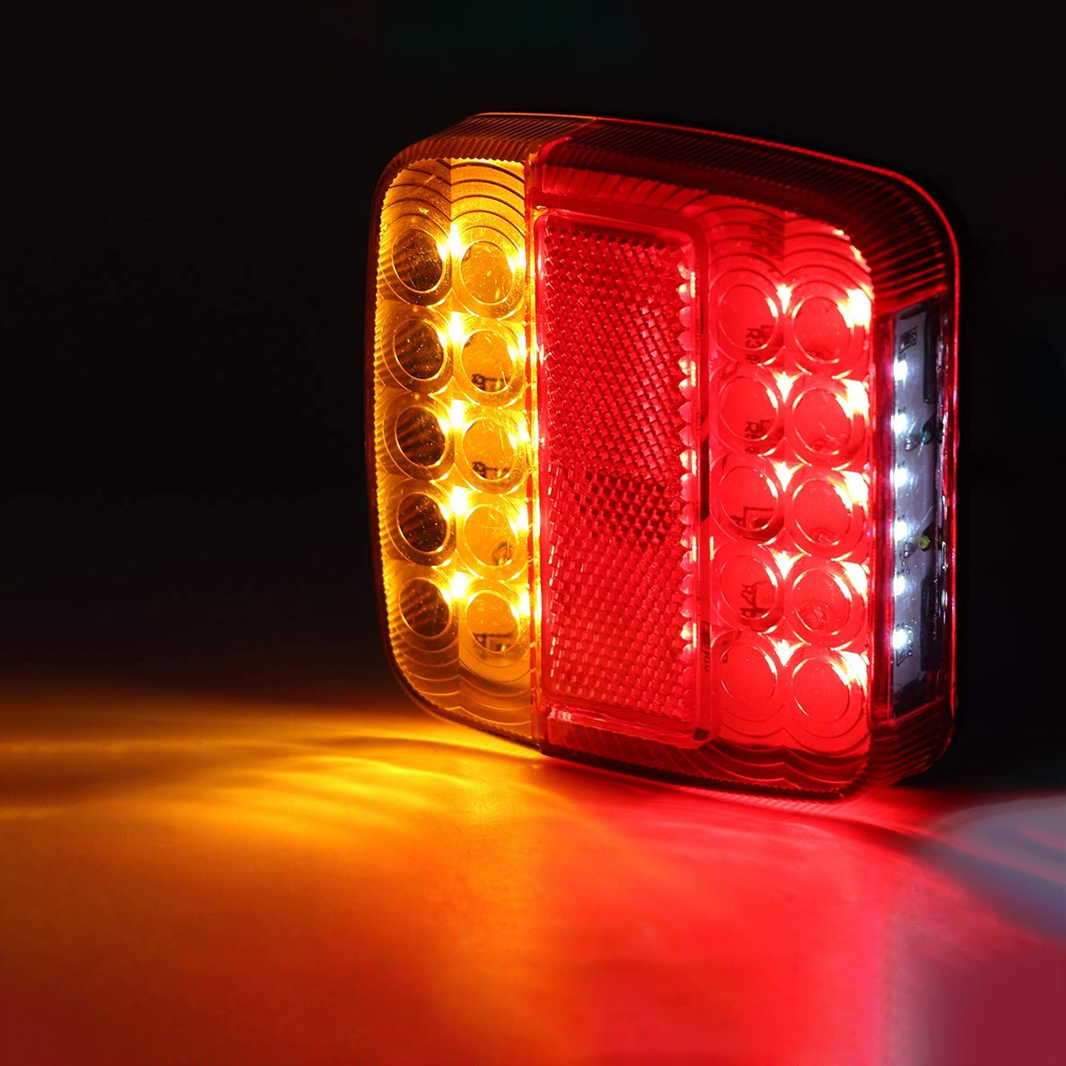 GloboStar® 85339 Ζευγάρι Ασύρματα Επαναφορτιζόμενα Φανάρια για Τρέιλερ LED 150W με Μαγνήτη & Επαναφορτιζόμενη Μπαταρία 2000mAh - Ασύρματος Πομπός & Δέκτης RF 2.4Ghz - Κόκκινο - Πορτοκαλί - Λευκό - Αδιάβροχα IP65 - Μ11 x Π11 x Υ5cm - 1 Χρόνο Εγγύηση - Image 12