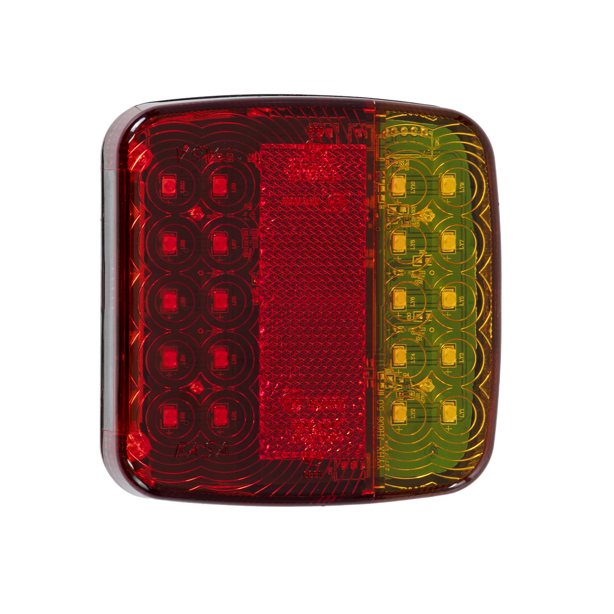 GloboStar® 85339 Ζευγάρι Ασύρματα Επαναφορτιζόμενα Φανάρια για Τρέιλερ LED 150W με Μαγνήτη & Επαναφορτιζόμενη Μπαταρία 2000mAh - Ασύρματος Πομπός & Δέκτης RF 2.4Ghz - Κόκκινο - Πορτοκαλί - Λευκό - Αδιάβροχα IP65 - Μ11 x Π11 x Υ5cm - 1 Χρόνο Εγγύηση - Image 3