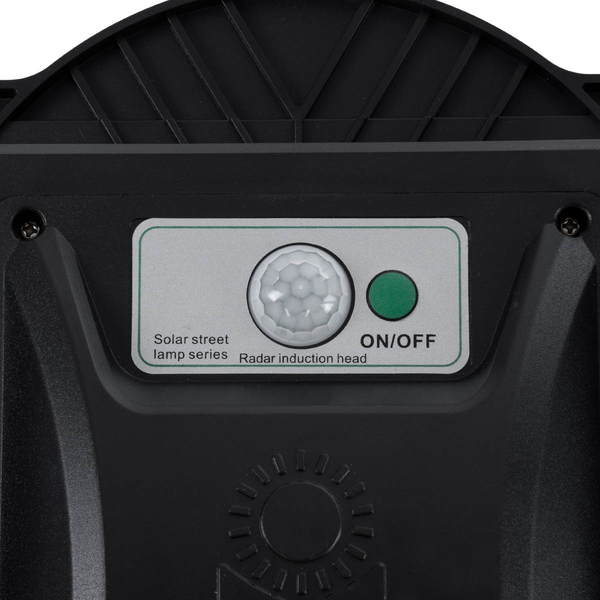 GloboStar® STREETO 85347 Professional LED Solar Street Light Αυτόνομο Ηλιακό Φωτιστικό Δρόμου 150W 1000lm 300 x LED SMD 5730 με Ενσωματωμένο Φωτοβολταϊκό Panel 6V 12W & Επαναφορτιζόμενη Μπαταρία Li-ion 3.2V 10000mAh με Αισθητήρα Ημέρας-Νύχτας & PIR Αισθητήρα Κίνησης - Αδιάβροχο IP65 - Ψυχρό Λευκό 6000K - Μ52 x Π5 x Υ13cm - 2 Years Warranty - Image 6