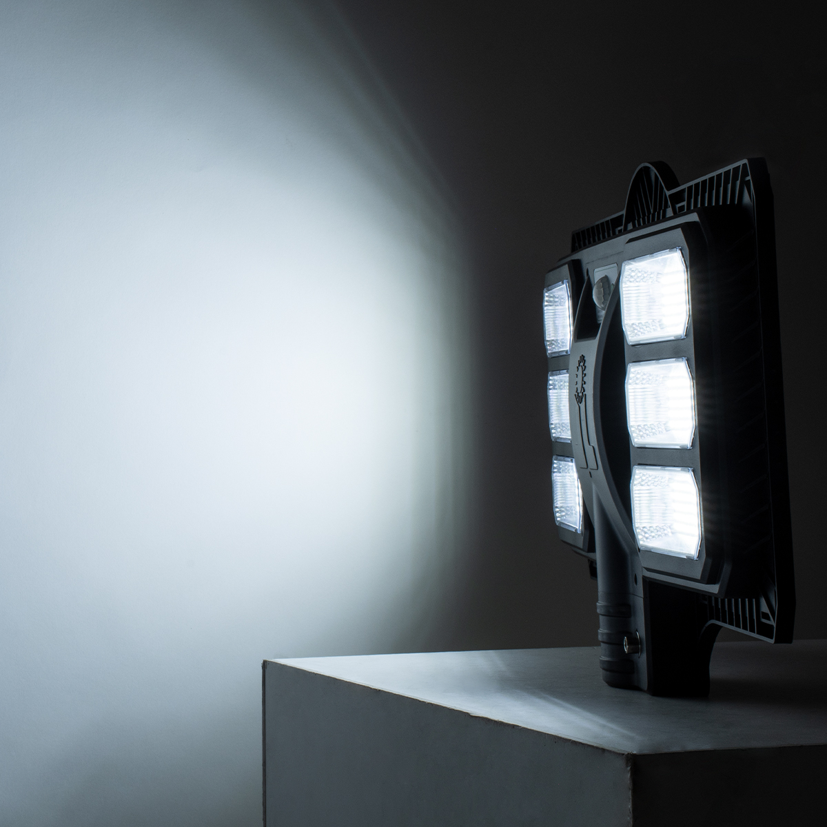 GloboStar® STREETO 85347 Professional LED Solar Street Light Αυτόνομο Ηλιακό Φωτιστικό Δρόμου 150W 1000lm 300 x LED SMD 5730 με Ενσωματωμένο Φωτοβολταϊκό Panel 6V 12W & Επαναφορτιζόμενη Μπαταρία Li-ion 3.2V 10000mAh με Αισθητήρα Ημέρας-Νύχτας & PIR Αισθητήρα Κίνησης - Αδιάβροχο IP65 - Ψυχρό Λευκό 6000K - Μ52 x Π5 x Υ13cm - 2 Years Warranty - Image 8